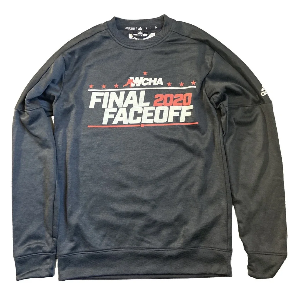 WCHA 2020 Final FACEOFF Ohio State Buckeyes Champions Adidas Sweatshirt Size S